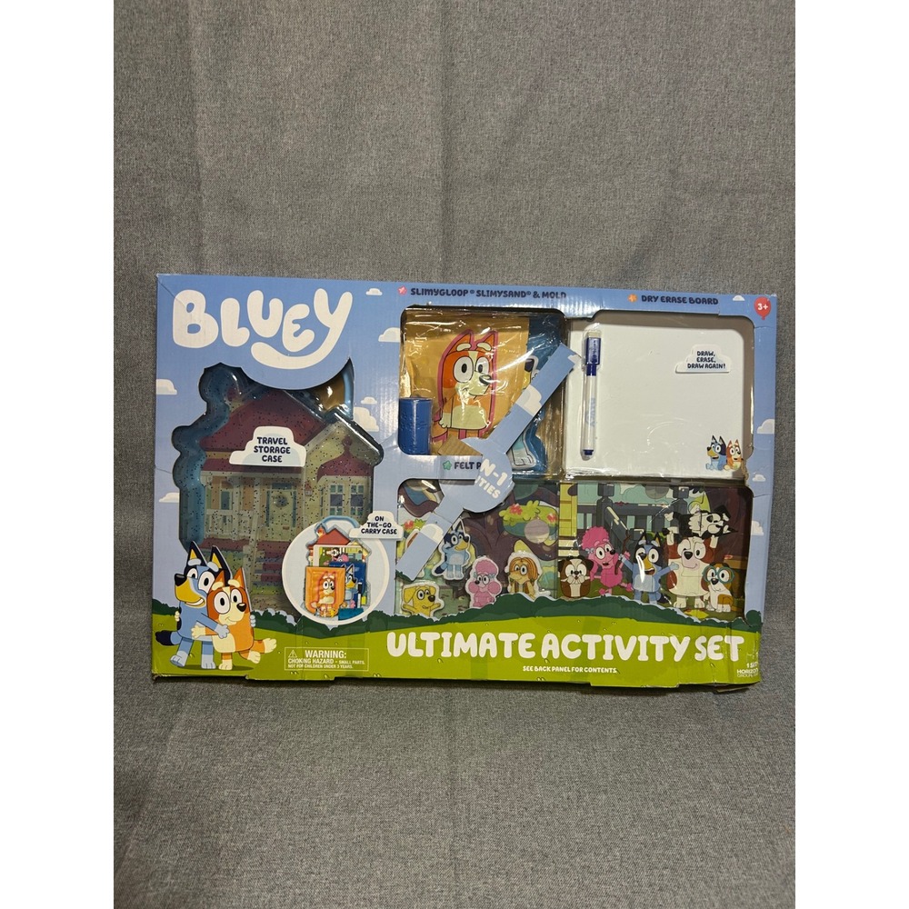 Bluey Ultimate Activity Set Kids Unisex One Size Multicolor 35+ Piece Playset
